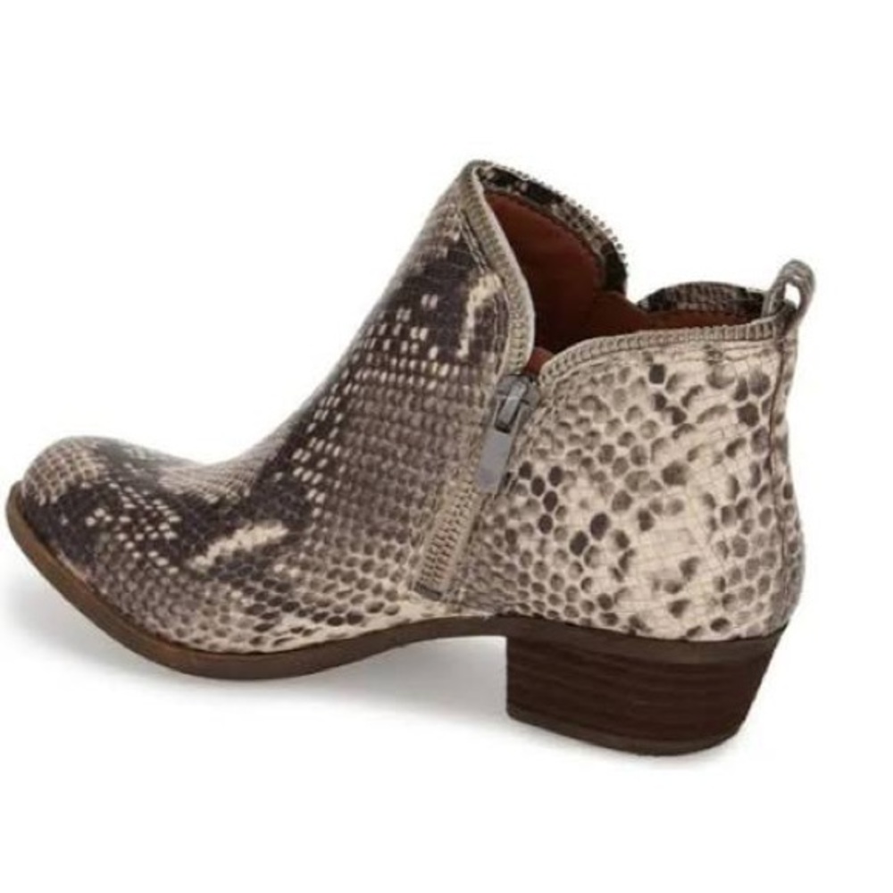 Lucky Brand LK Bartalino Snakeskin Booties